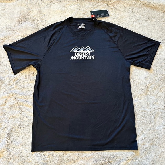Black Desert Mountain Under Armour Golf T-shirt NWT Size L - Picture 3 of 7
